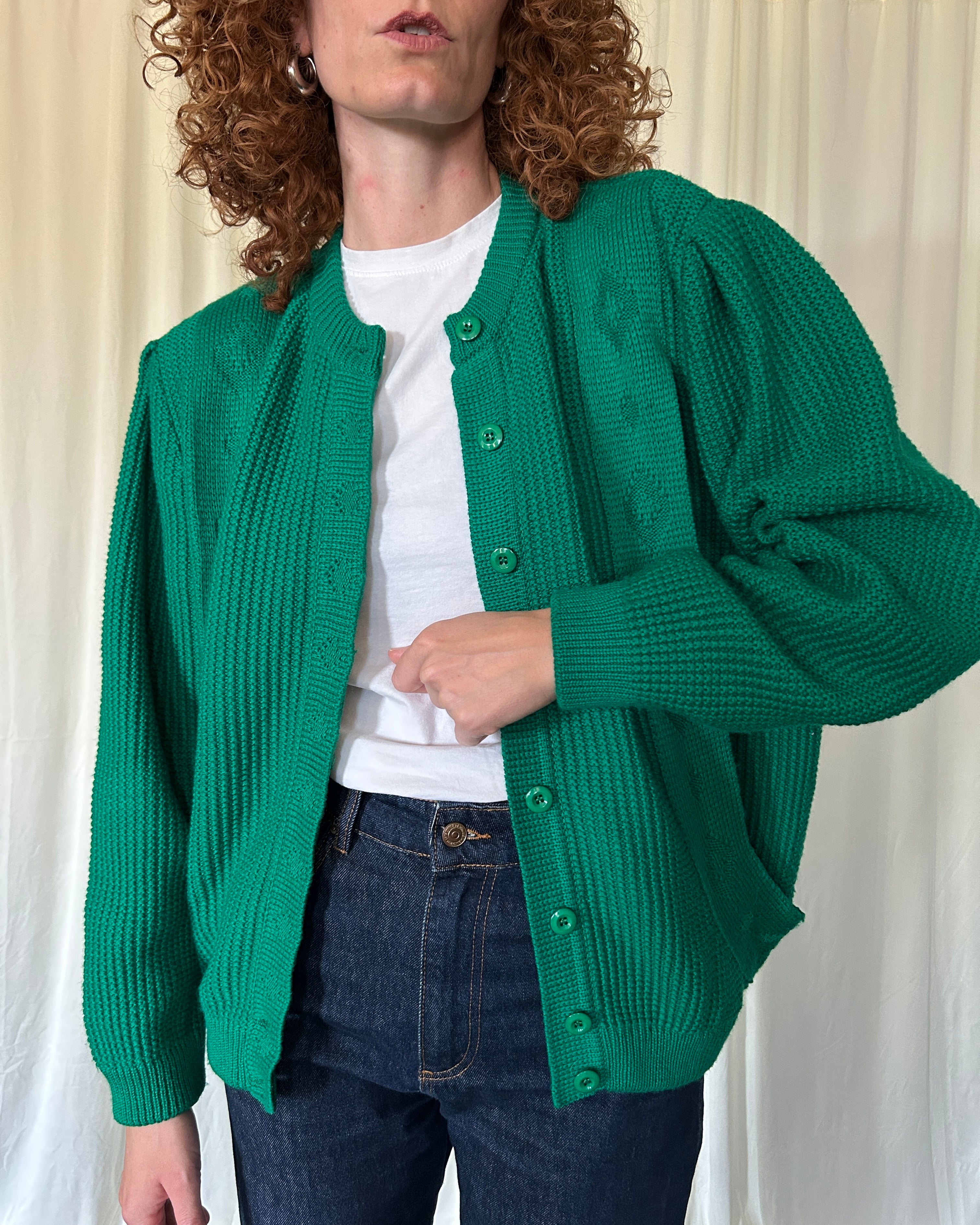 Cardigan verde